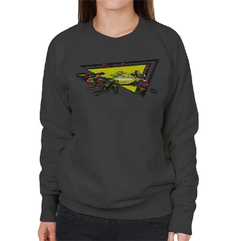 Motorsport Images Nigel Mansell Monte Carlo 1992 Women's Sweatshirt Hoodie with Lace Feminine Delicate