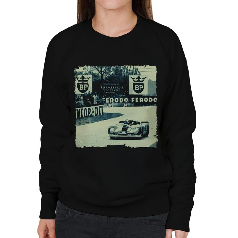 Motorsport Images Porsche 908 02 Turns The Corner Women's Sweatshirt Hoodie with Lining Warm Insulated