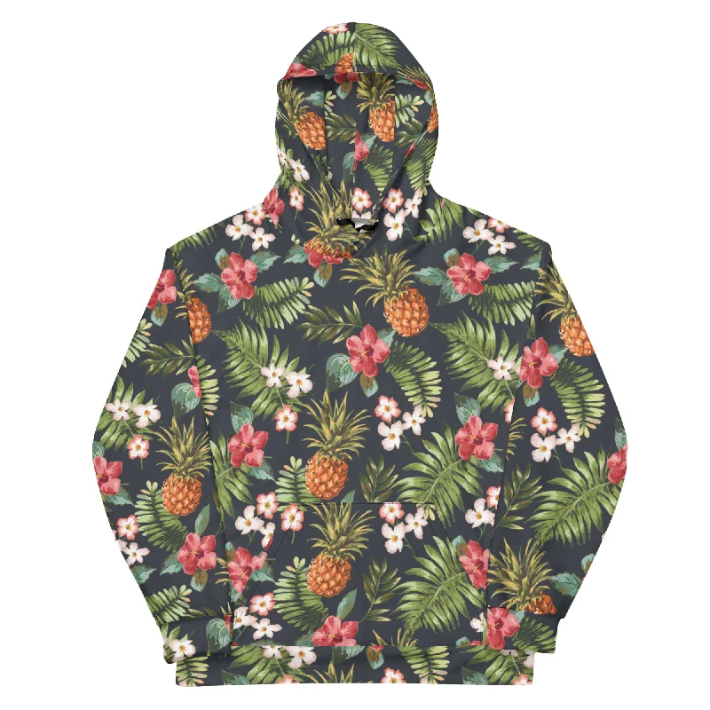 Hawaiian Print Hoodie Hoodie Sweatshirt Pullover