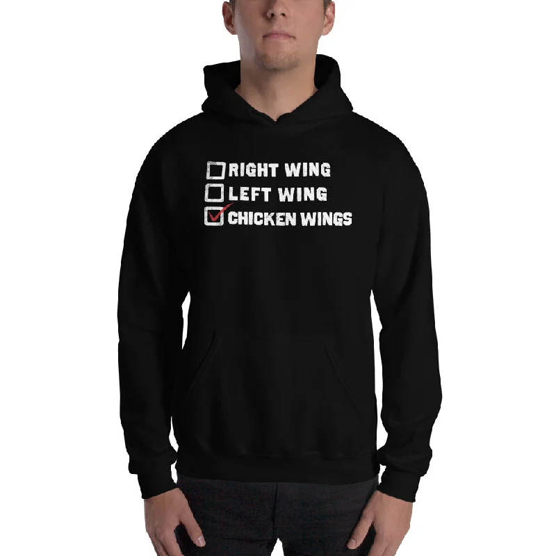 Choose Chicken Wings Hooded Sweatshirt Hoodie with Relaxed Fit Easy Casual