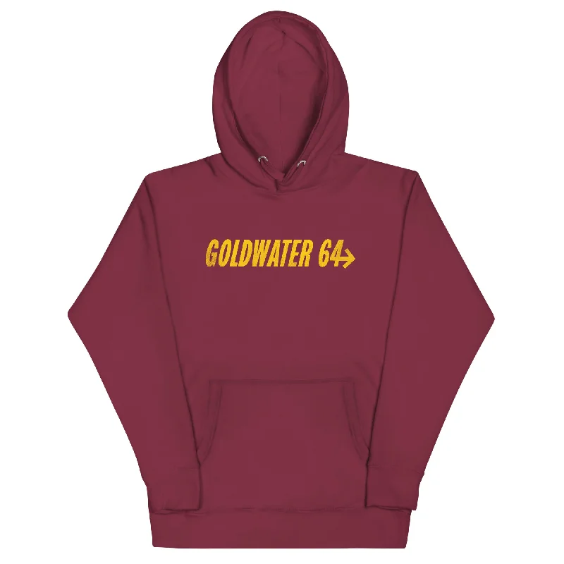 Goldwater 1964 Retro Campaign Unisex Hoodie Hoodie with Typography Text Message