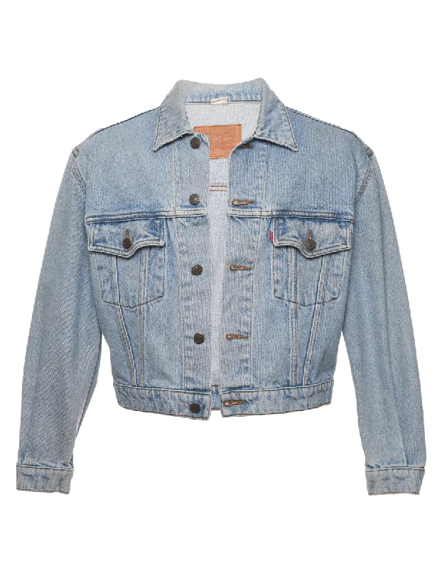 Levi's Light Wash Classic Denim Jacket - M Anorak Shell Jacket Lightweight Jacket