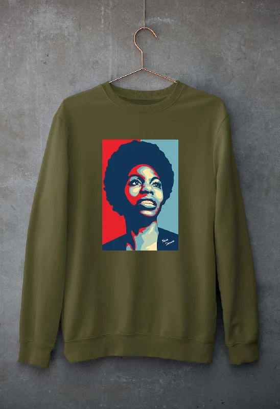 Nina Simone Unisex Sweatshirt for Men/Women Hoodie with Pocket Utility Practical