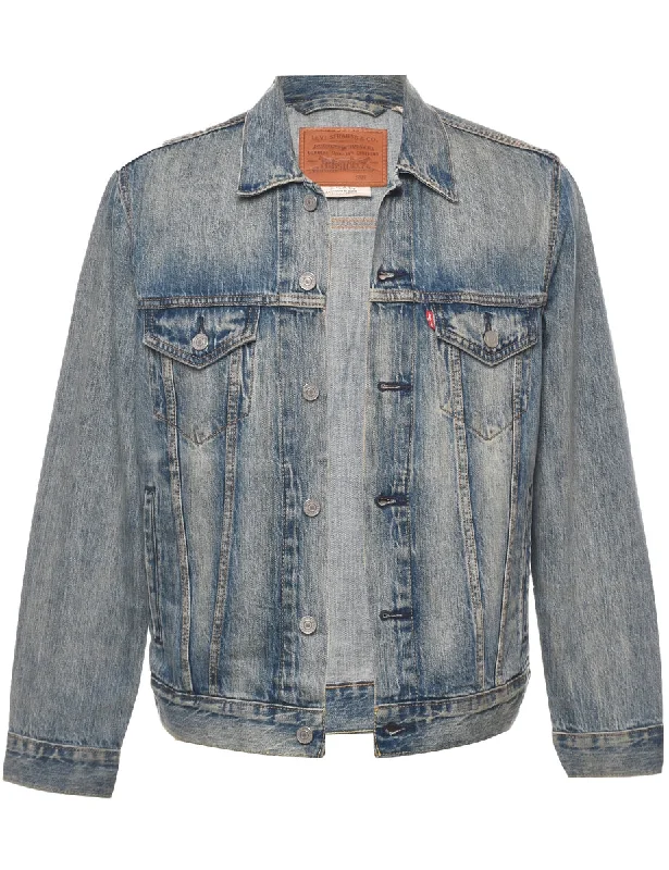 Levi's Denim Jacket - S Chenille Fabric Brocade Fabric Lace Fabric