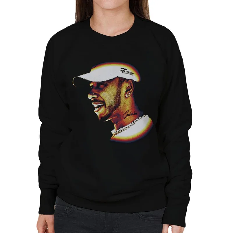 Motorsport Images Lewis Hamilton Speech At 2019 Canadian GP Women's Sweatshirt Oversized Hoodie Comfort Casual