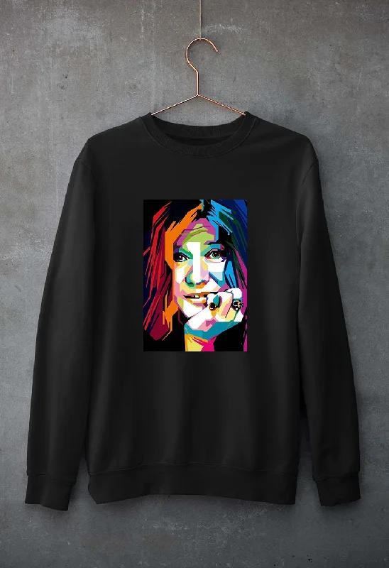 Janis Joplin Unisex Sweatshirt for Men/Women Hoodie with Slim Fit Tailored Modern