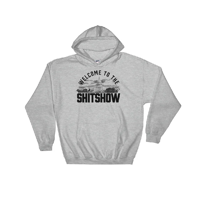 Welcome to the Shitshow Hooded Sweatshirt Hoodie with Magnetic Closure Innovative Modern