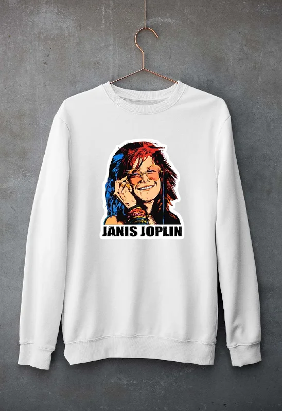 Janis Joplin Unisex Sweatshirt for Men/Women Hoodie with Elastic Cuffs Stretchable Comfortable