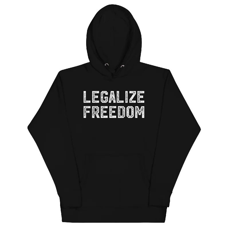 Legalize Freedom Unisex Hoodie Hoodie with Bell Sleeves Flared Feminine