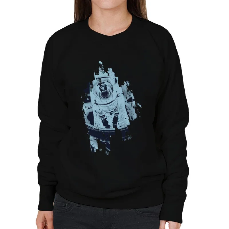 Motorsport Images Lewis Hamilton Tuscany GP In The Drivers Seat Women's Sweatshirt Hoodie with Hem Embroidery Detailed Premium