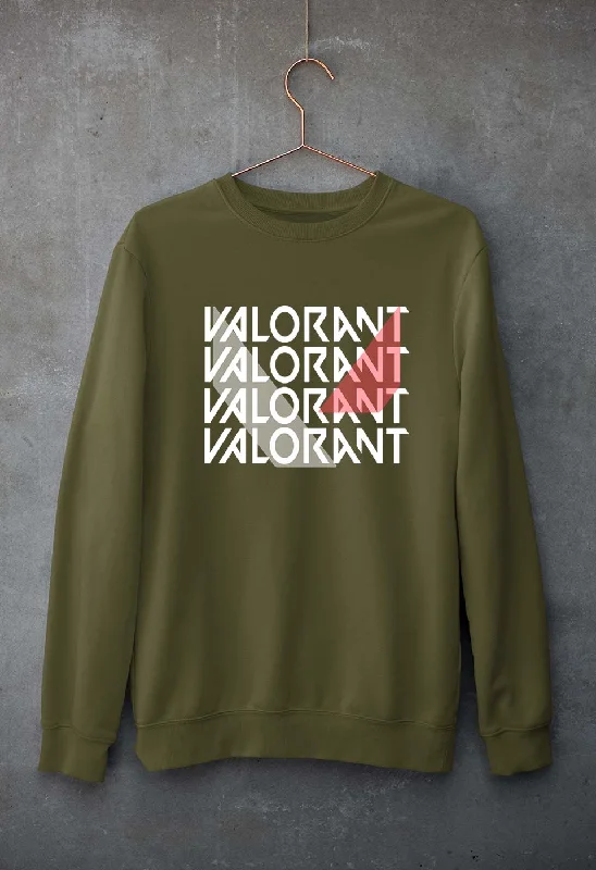 Valorant Unisex Sweatshirt for Men/Women Hoodie with Hem Detail Decorative Unique