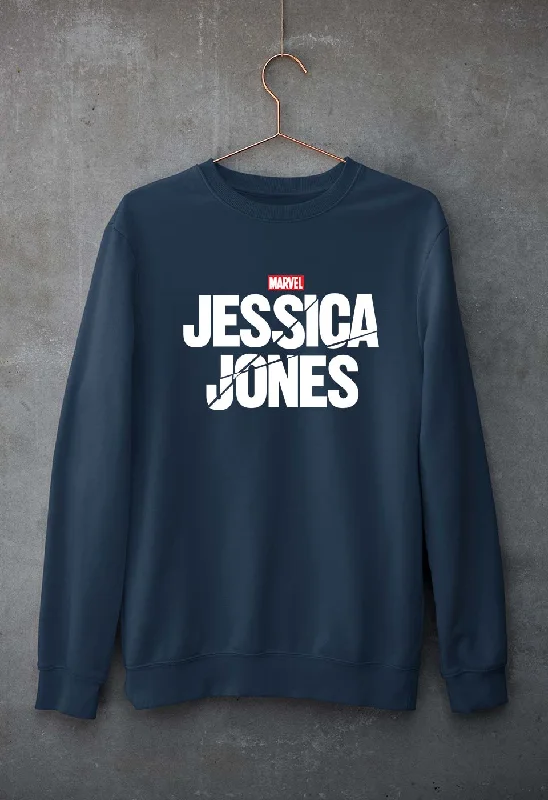 Jessica Jones Unisex Sweatshirt for Men/Women Hoodie with Zipper Placket Modern Functional