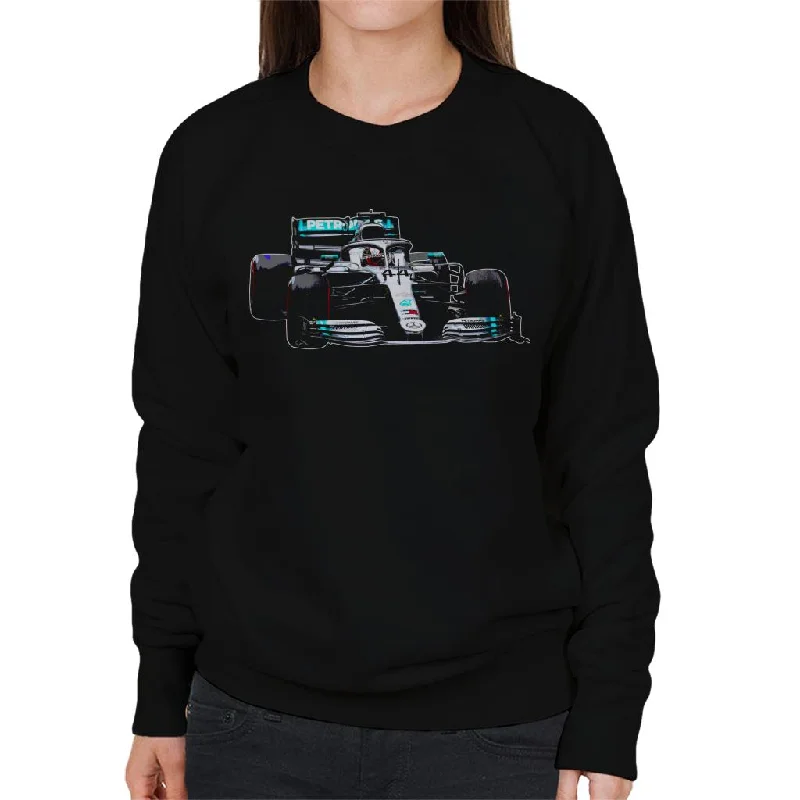 Motorsport Images Lewis Hamilton AMG F1 W10 Monaco GP Women's Sweatshirt Hoodie with Patch Decorative Personalized