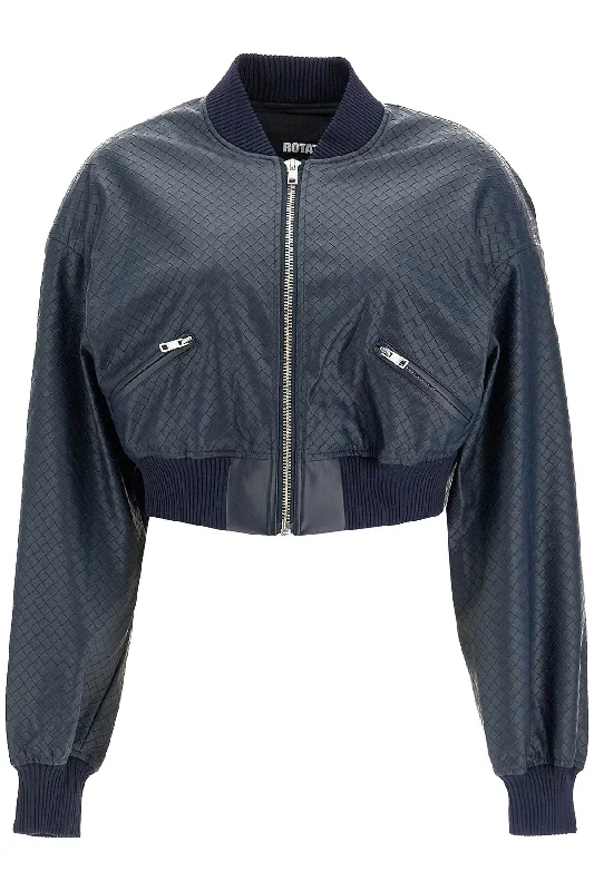 cropped bomber jacket with braided 1128572318 0 Herringbone Jacket Checkered Jacket Solid Jacket