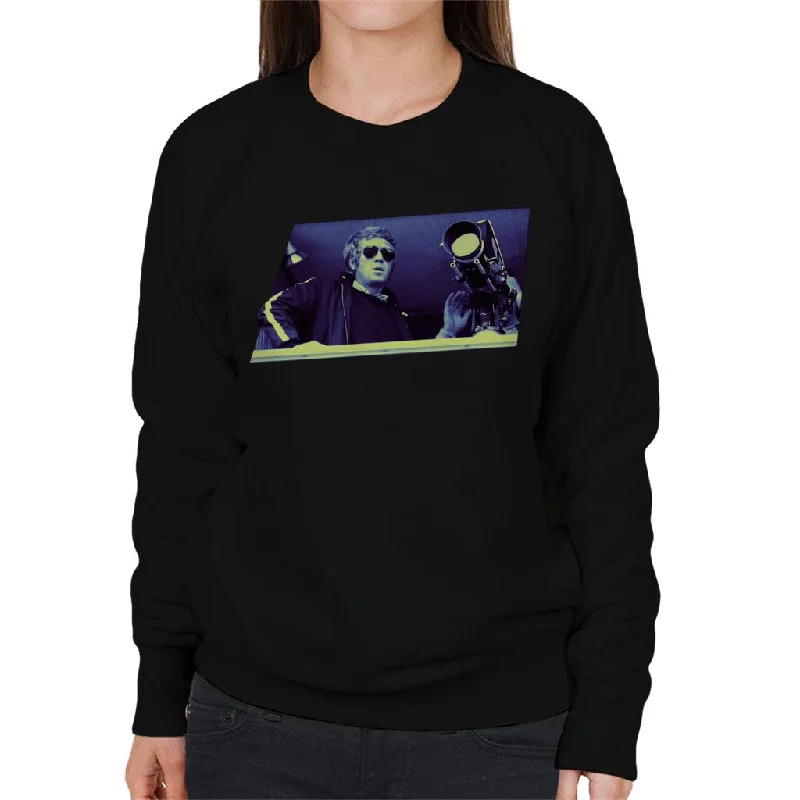 Motorsport Images Steve McQueen On Set Of Le Mans Women's Sweatshirt Hoodie with Print Artistic Unique