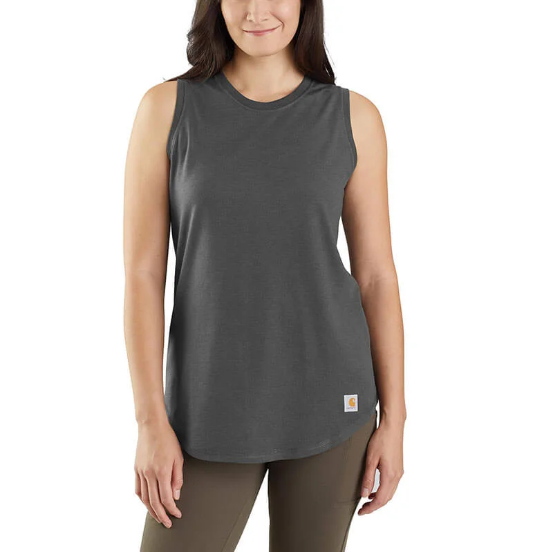 105414 - Carhartt Women's Force Relaxed Fit Midweight Tank flowy tank top