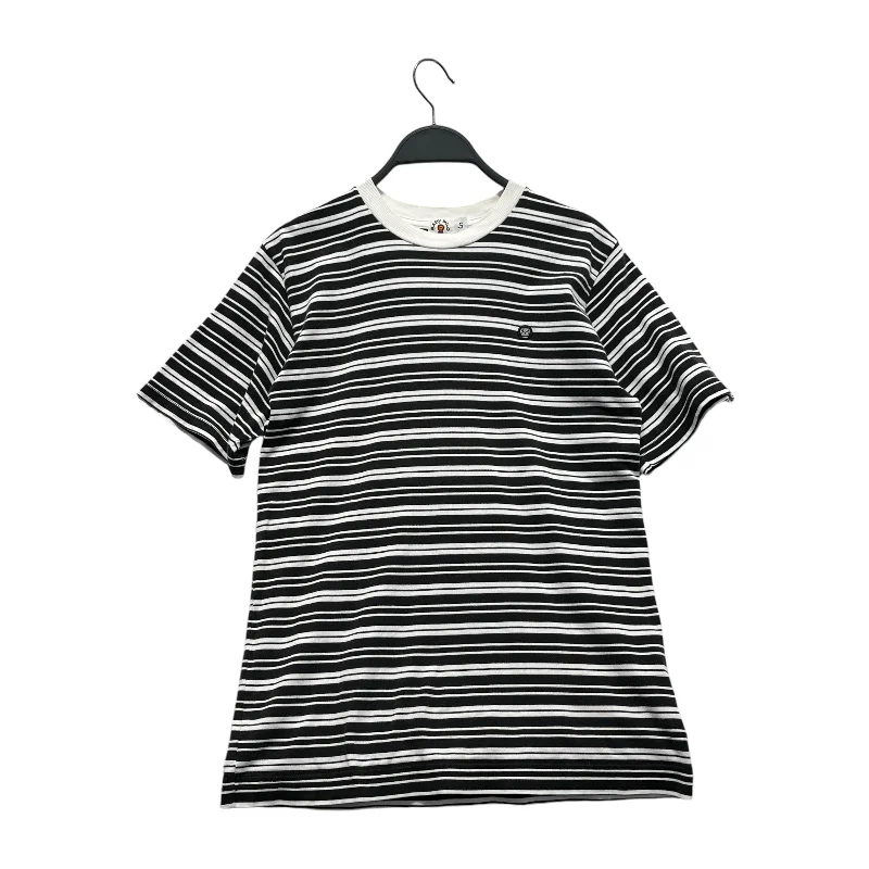 BABY MILO/T-Shirt/S/Stripe/Cotton/WHT/ Machine Wash Dry Clean Hand Wash