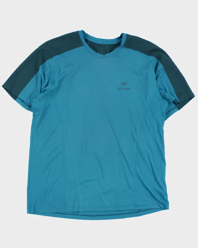 Arc'teryx Blue Sports T-Shirt - XL Oversized T-Shirt Spandex breathable