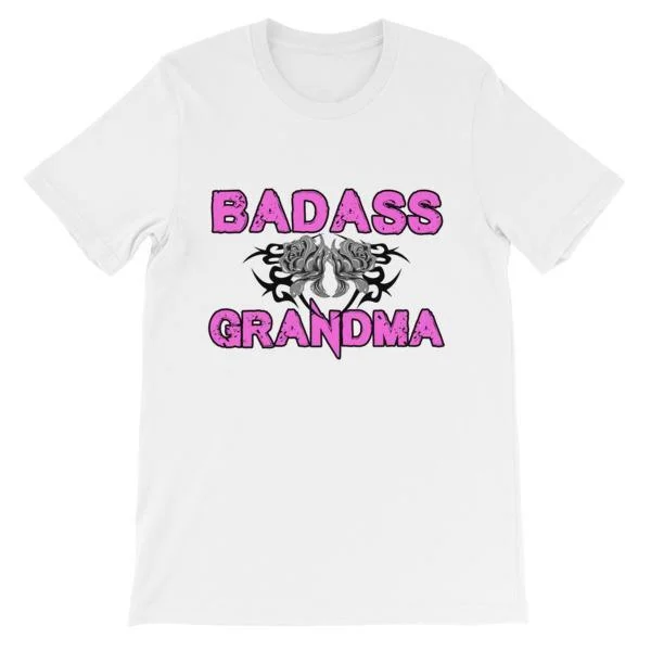 Badass Grandma T-shirt for Women Fashionable Trendy Casual