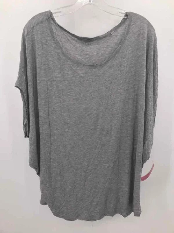 Pre-Owned Bella Luxx Grey Size Large T-shirt Anti-Pilling Machine Wash Handmade