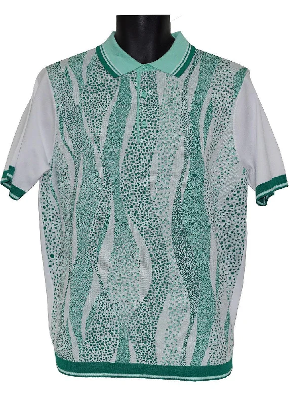 Cigar Shirt # PJ1406 Green Fashionable Trendy Casual