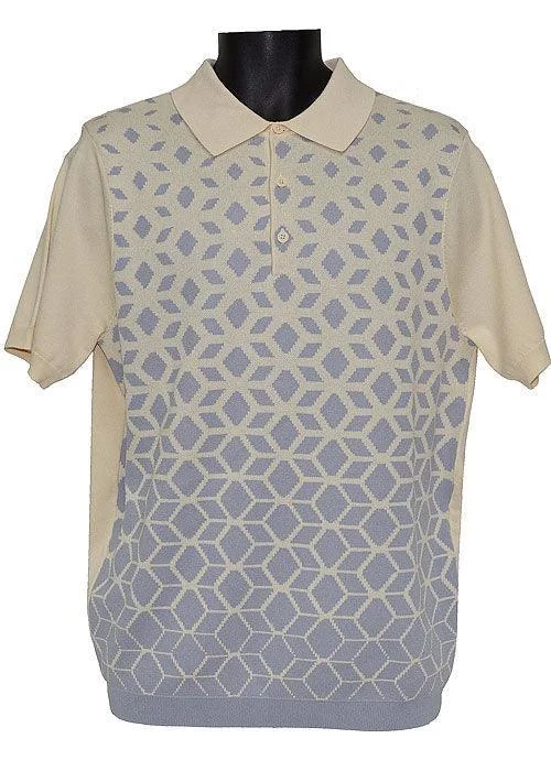 Cigar Shirt # PJ1407 Cream Mesh Fabric Canvas Fabric Denim Fabric