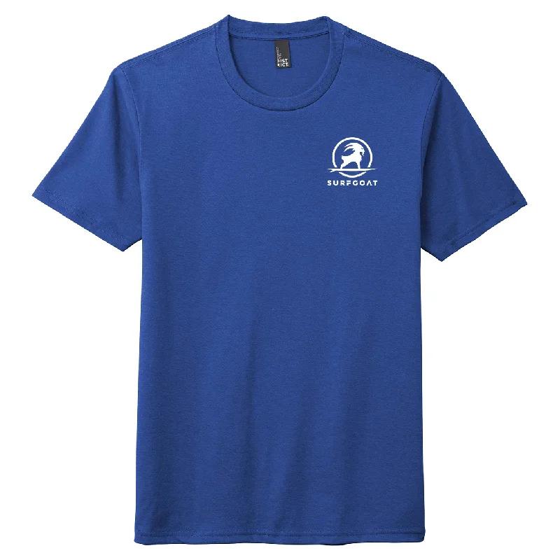 SURFGOAT Short-Sleeved Tee (Royal Blue / White) Front Pockets Side Pockets Patch Pockets