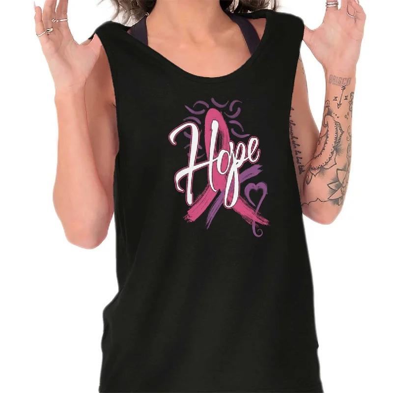 Breast Cancer Awareness Tank Top print tank top