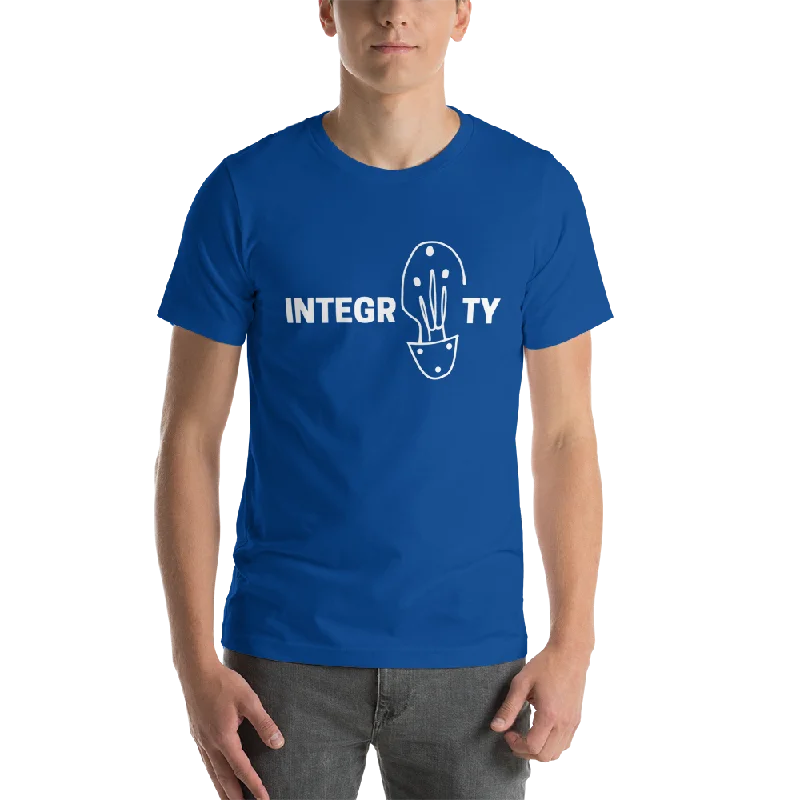 INTEGRiiiTY Short-Sleeve Unisex T-Shirt Cotton Fabric Linen Fabric Terry Fabric