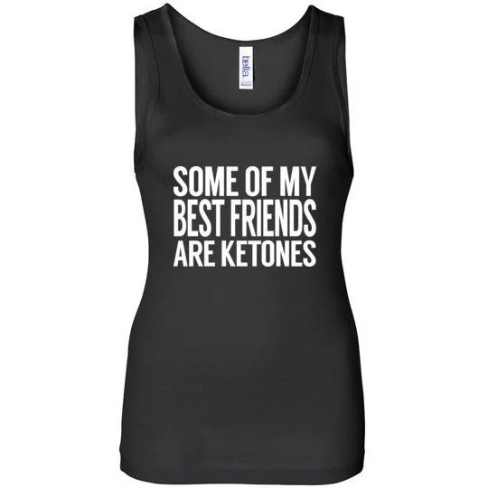 Keto Tank Top Best Friends Ketones, Ladies Wide Strap Tank adorable tank top