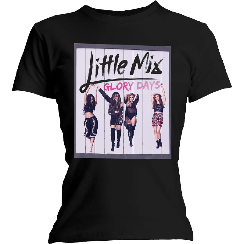 Little Mix Ladies T-Shirt: Glory Days (Skinny Fit) Elegant Classic Vintage