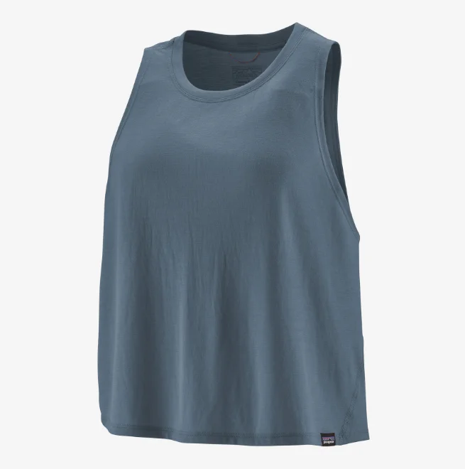 Patagonia Women's Capilene Cool Trail Cropped Tank Top cropped tank top