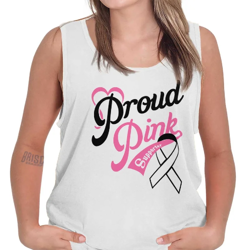 Breast Cancer Awareness Tank Top crossback tank top