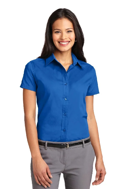 Port Authority Ladies Short Sleeve Easy Care  Shirt.  L508 Anti-Shrink Durable Soft