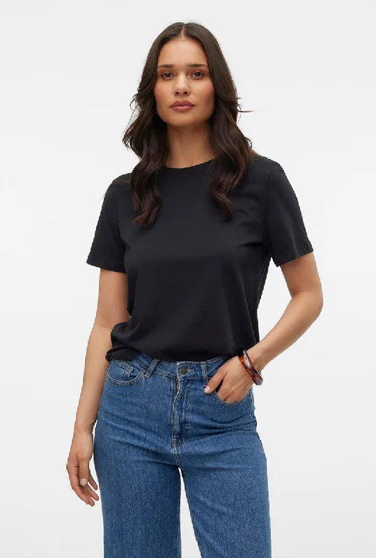 VERO MODA PAULINA SS TSHIRT Thin T-Shirt Open Front Quick Dry