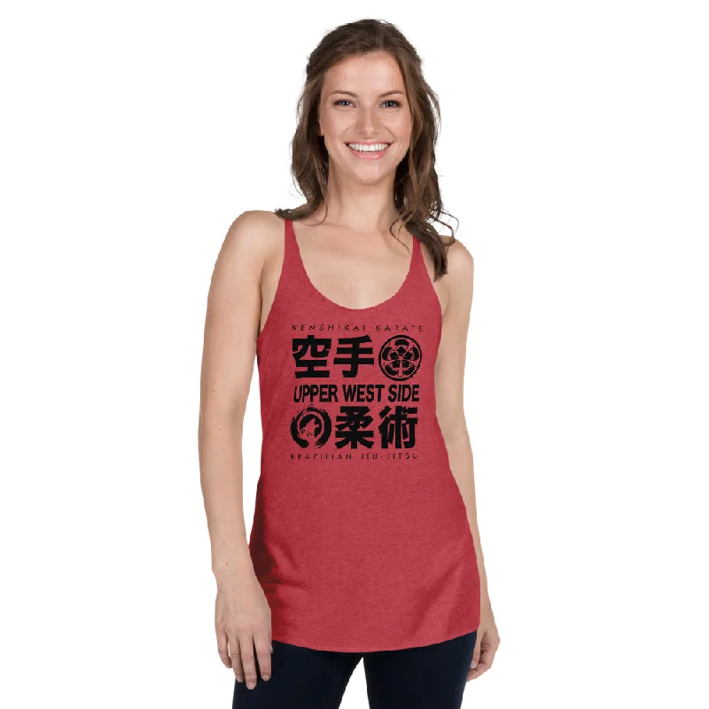 Women's Racerback Tank - Front Only - Dark Logo lightweight tank top