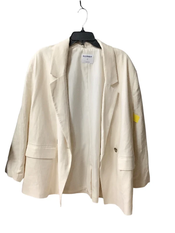 Blazer By Old Navy In White, Size: Xl Women's Fashion Blazer