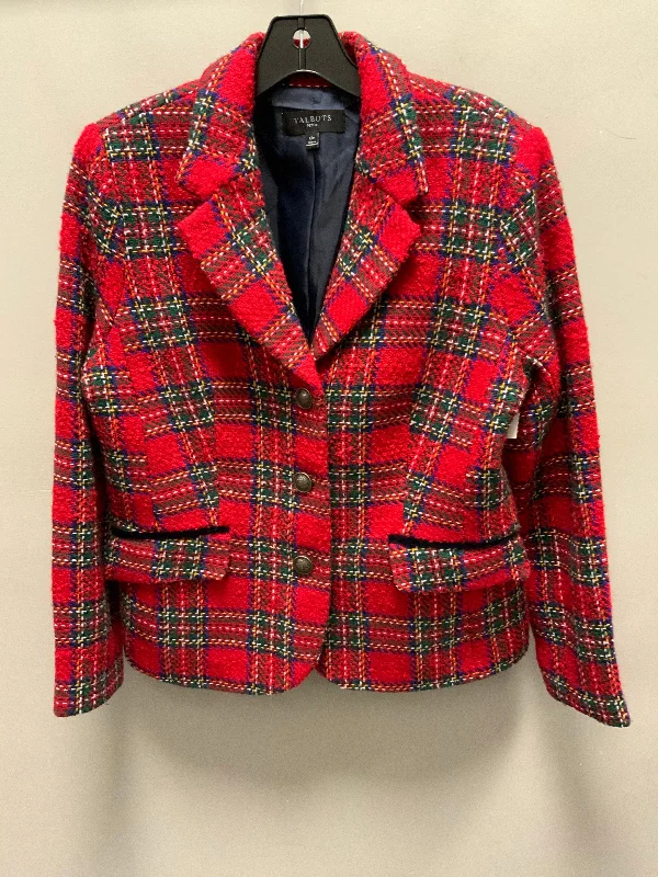 Blazer By Talbots In Red, Size: Lp Spring Women's Coat