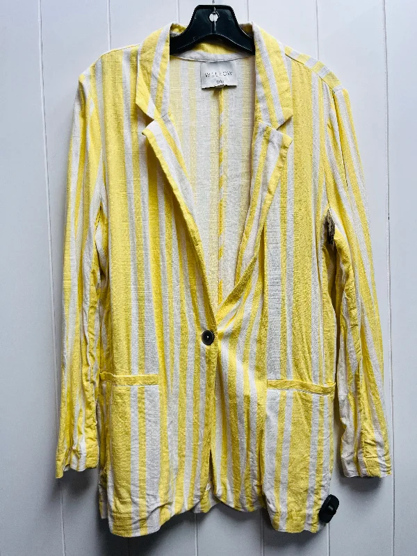 Blazer By willow In Yellow, Size: Xs Women's Print Jacket