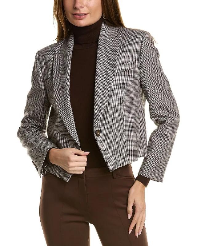 Brunello Cucinelli Wool-Blend Blazer High-End Women's Suit