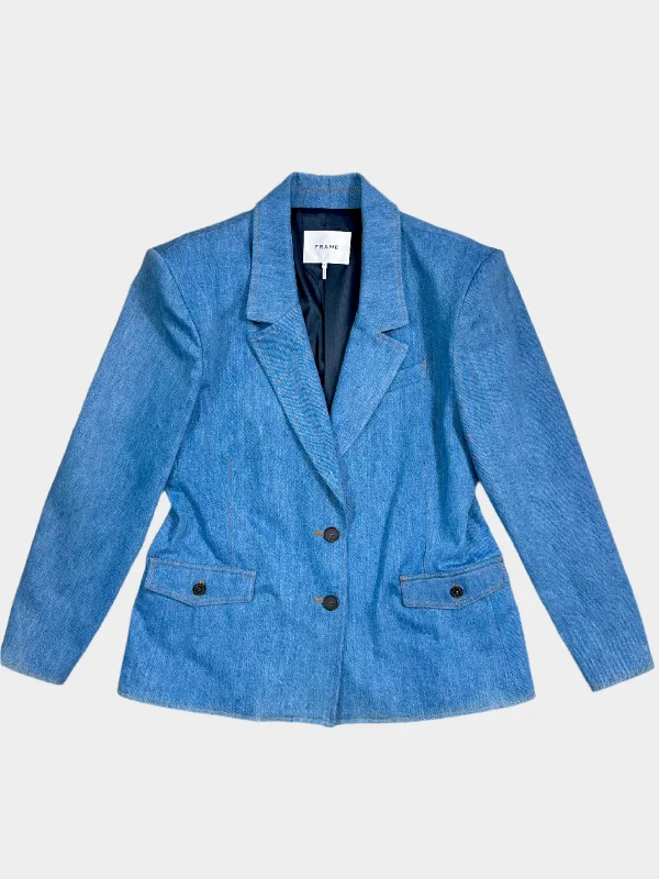 The Femme Denim Blazer Women's Premium Blazer