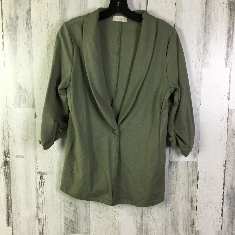 Blazer By Altard State In Green, Size: M Women's Denim Suit