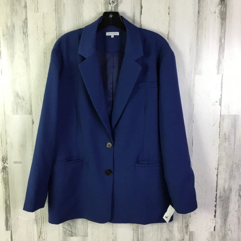 Blazer By Crescent Drive In Blue, Size: S Women's High-End Blazer