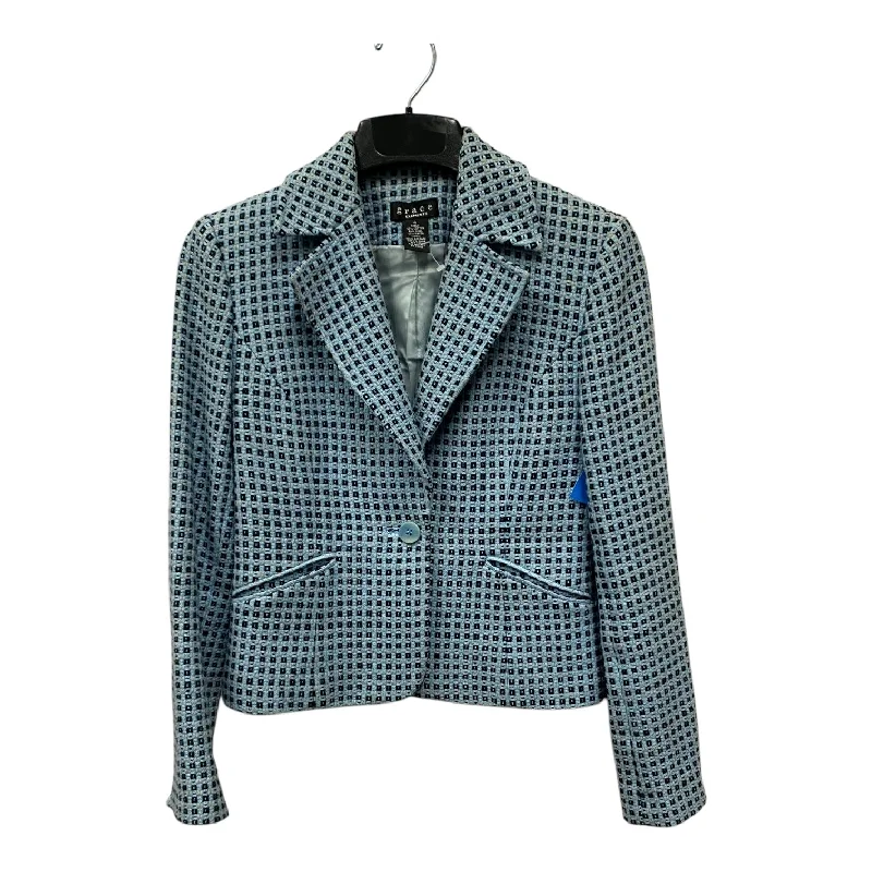 Blazer By Grace In Blue, Size:S Women's Business Blazer