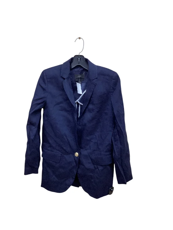 Blazer By J. Crew In Navy, Size: Xxs Women's Premium Blazer