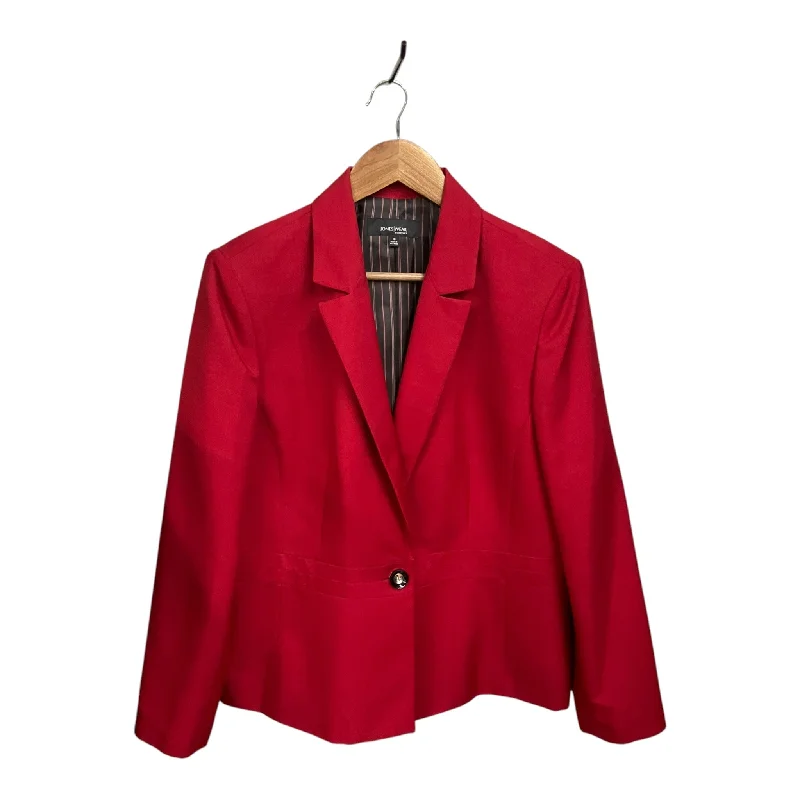 Blazer By Jones Wear In Red, Size: Xl Plus Size Women's Coat