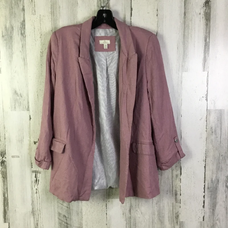 Blazer By Jules & Leopold In Purple, Size: M Summer Women's Jacket