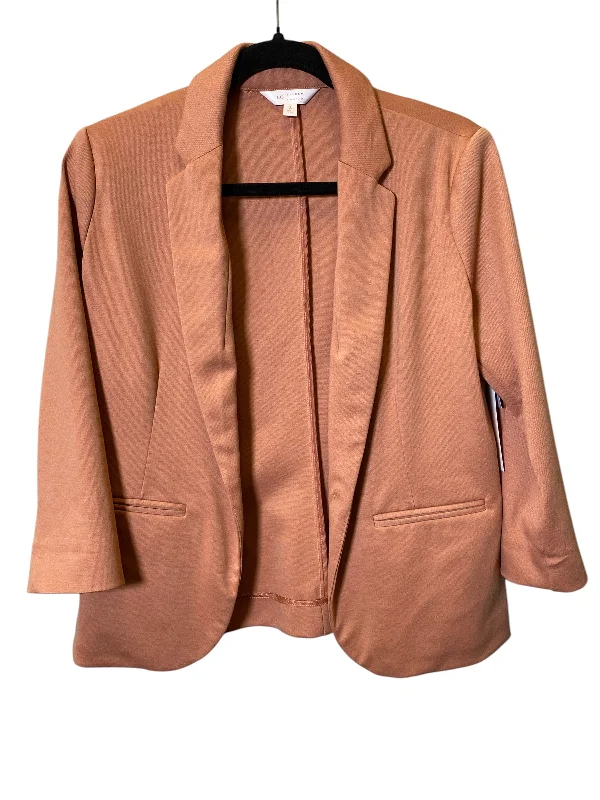 Blazer By Lc Lauren Conrad In Peach, Size: S Women's Elegant Jacket