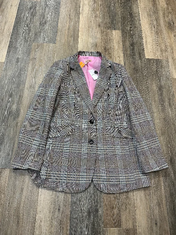 Blazer By Willow + Root In Plaid Pattern, Size: L Women's Professional Jacket