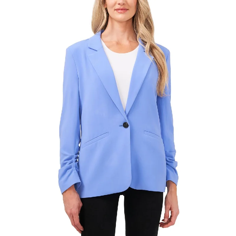 Womens Notch Collar Suit Separate One-Button Blazer Women's Simple Jacket